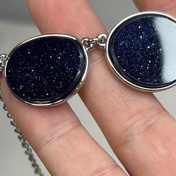 Ballet moonstone silver toned necklace - Picture 7 of 7